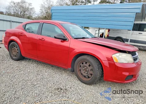 2013 Dodge Avenger Se z USA, uszkodzony, nr VIN 1C3CDZAB2DN730205